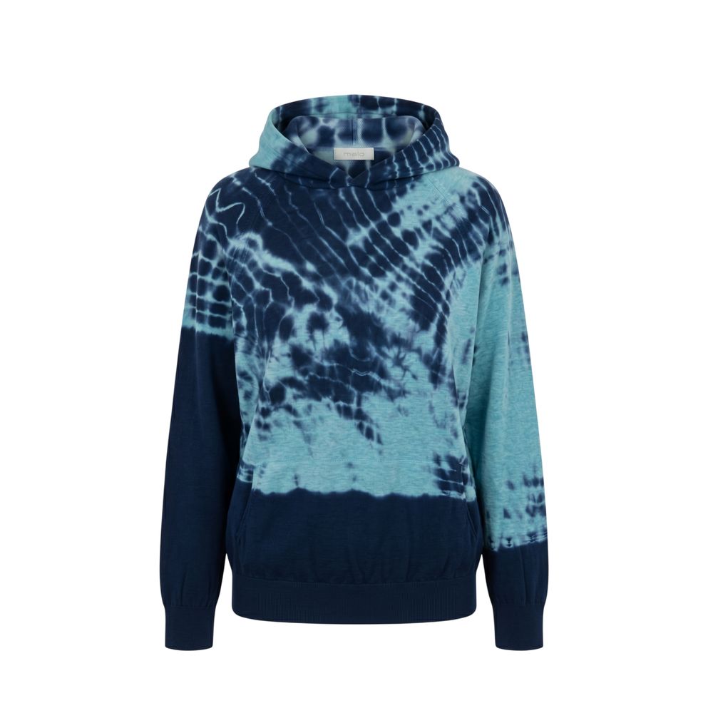 Malo Blue Cotton Women Sweatshirt | Regal Royce