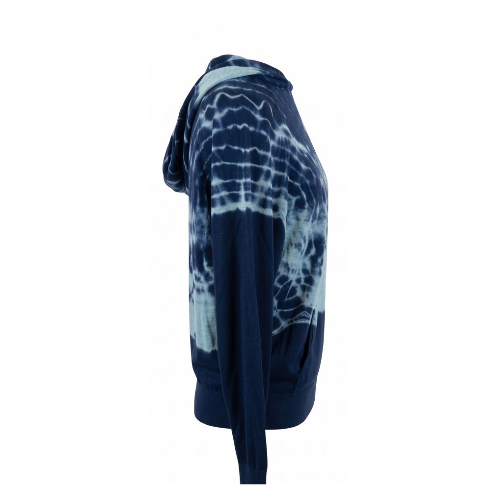 Malo Blue Cotton Women Sweatshirt | Regal Royce