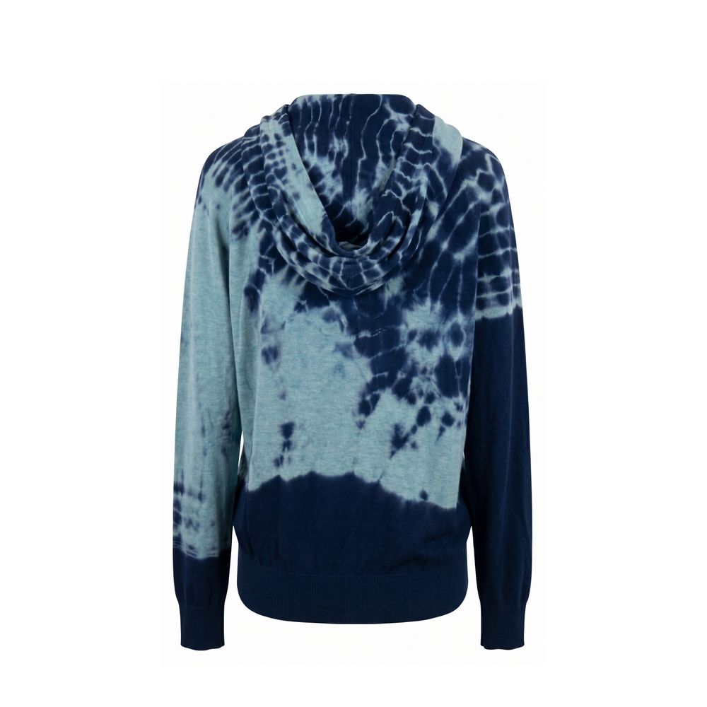 Malo Blue Cotton Women Sweatshirt | Regal Royce