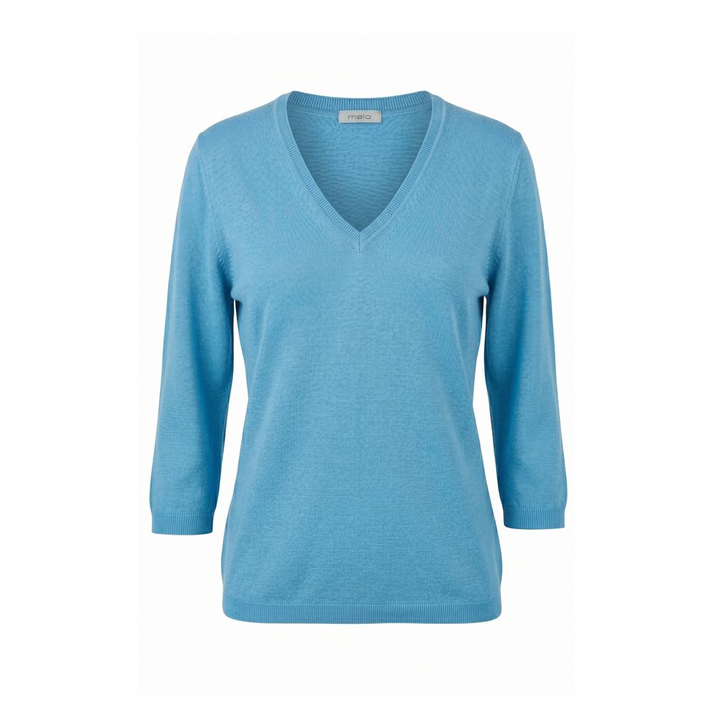 Malo Blue Silk Women Sweater | Regal Royce