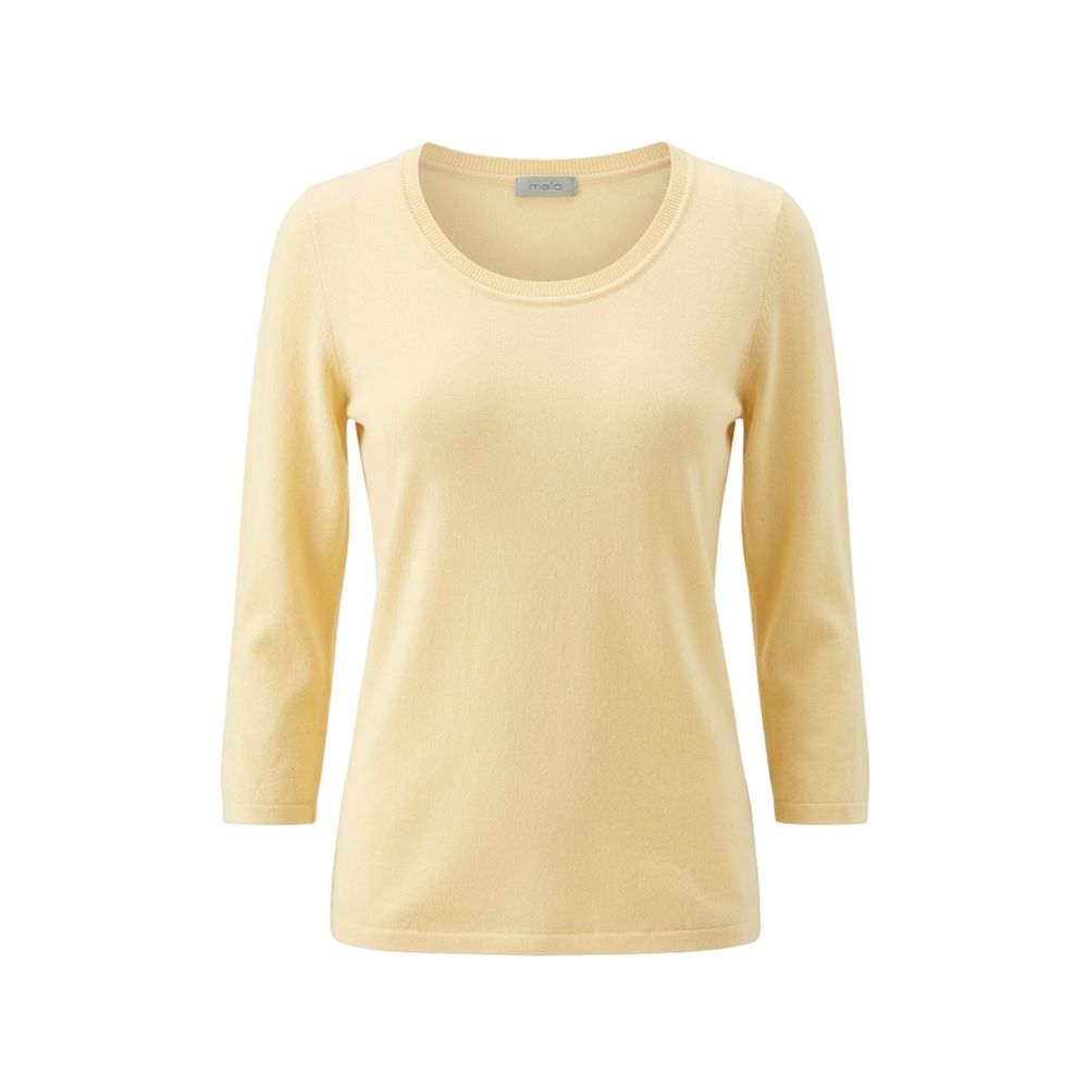 Malo Yellow Silk Women Sweater | Regal Royce