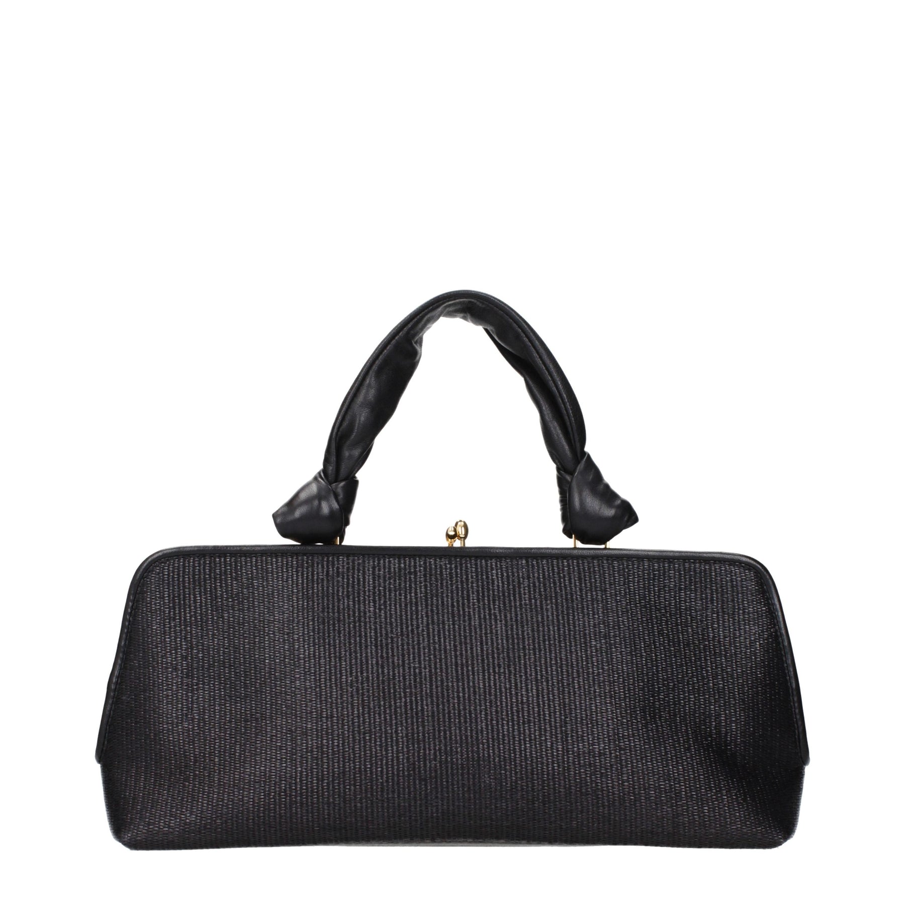 Jil Sander Black Raffia Handbag | Regal Royce