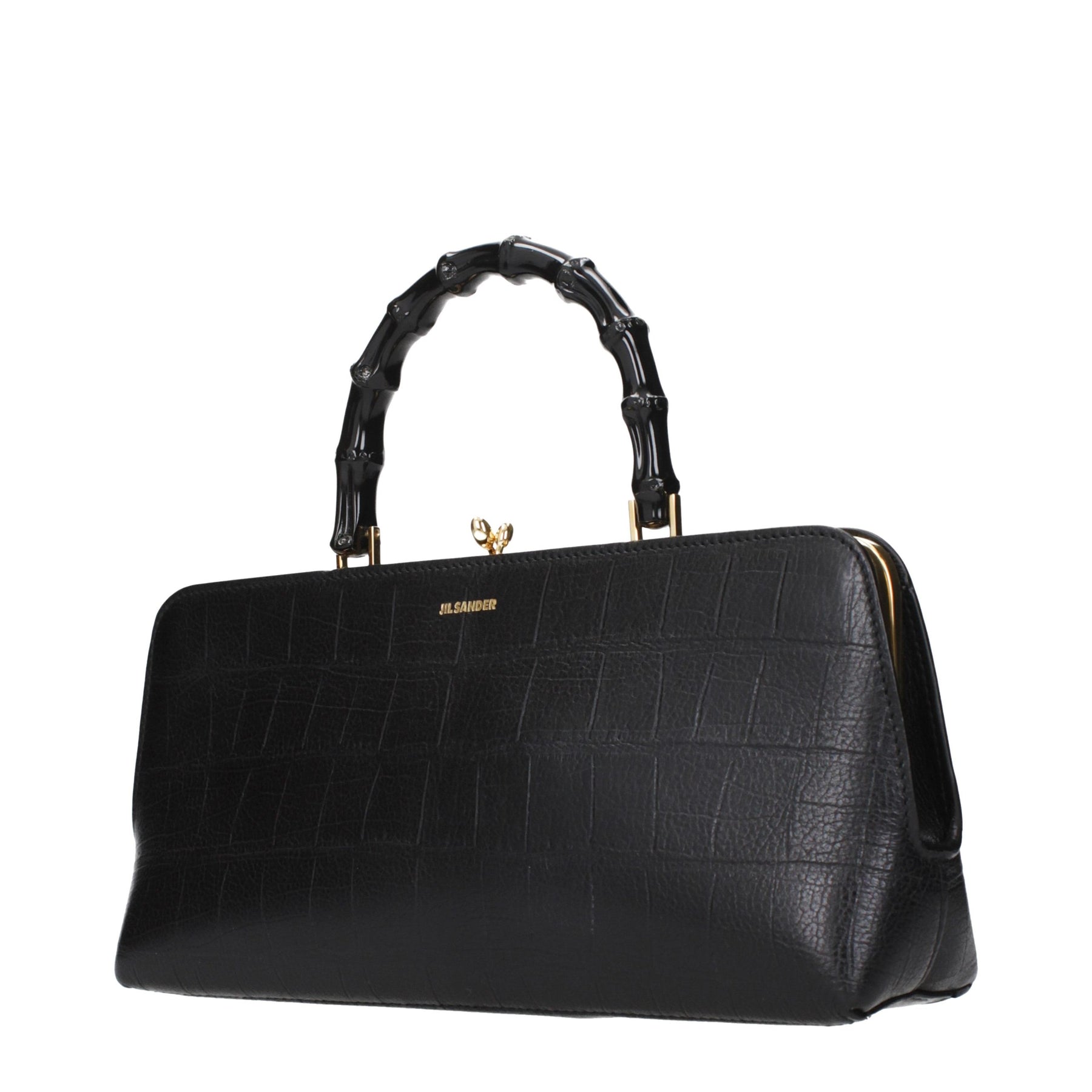 Jil Sander Black Leather Handbag | Regal Royce
