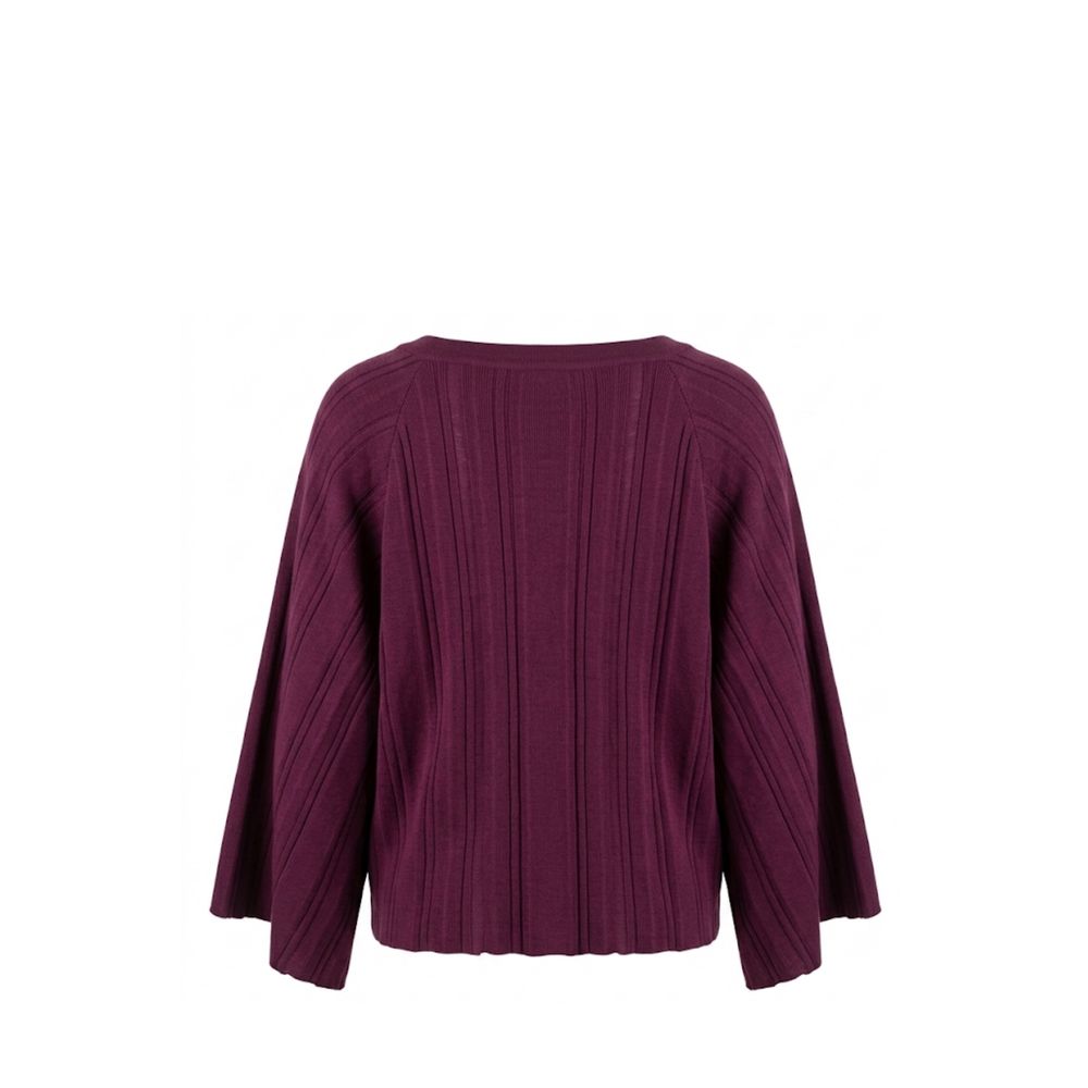 Malo Purple Cotton Women Sweater | Regal Royce