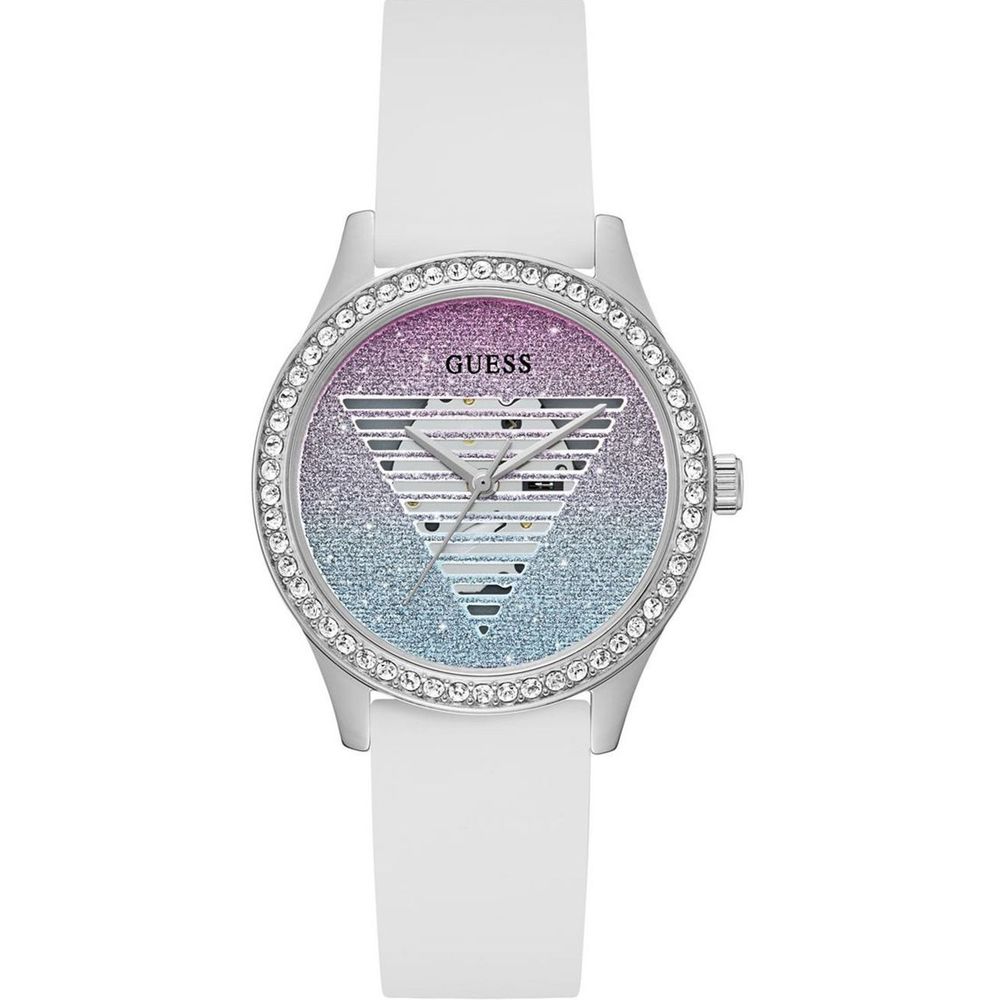 Guess White Synthetic Dress Watch | Regal Royce