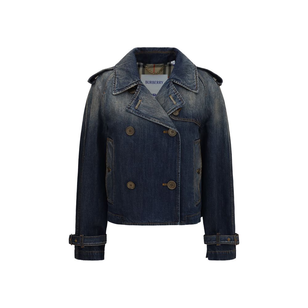 Burberry Blue Cotton Denim Jacket | Regal Royce