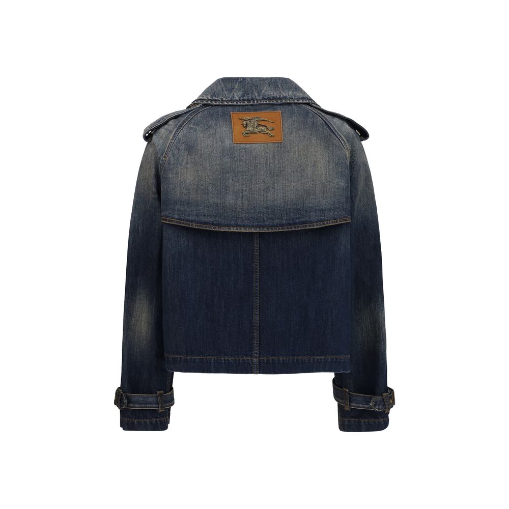 Burberry Blue Cotton Denim Jacket | Regal Royce