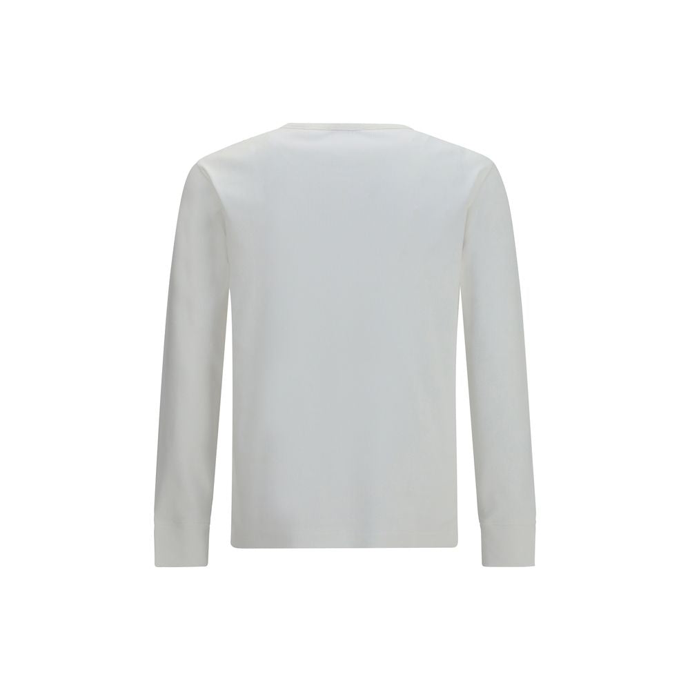 Burberry White Cotton Long Sleeve T-Shirt | Regal Royce