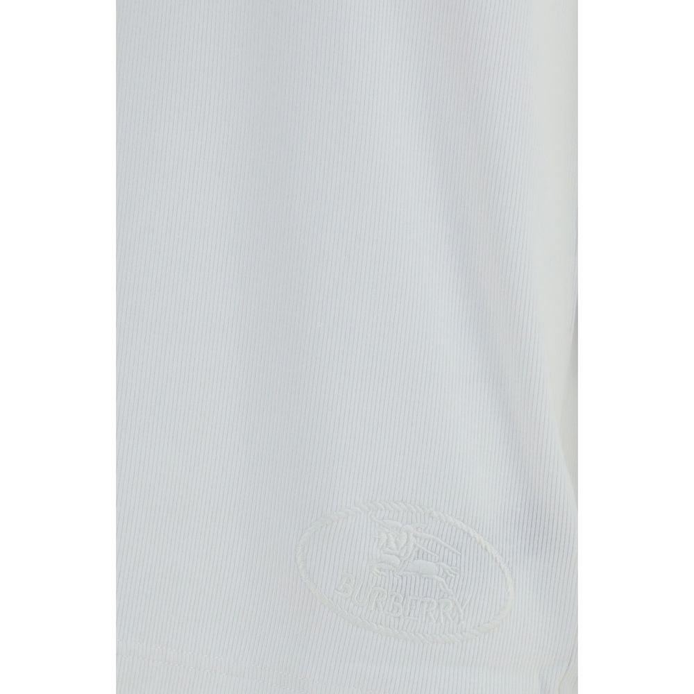 Burberry White Cotton Long Sleeve T-Shirt | Regal Royce