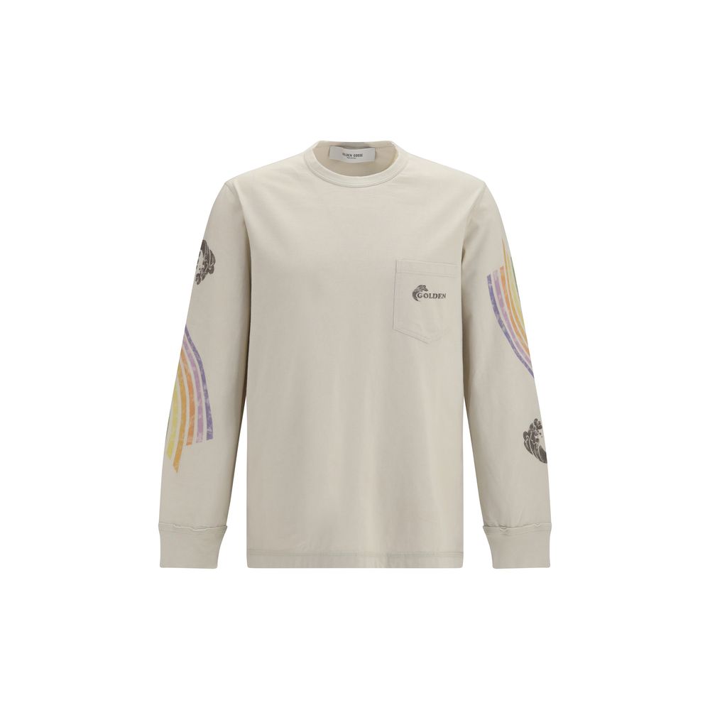 Golden Goose Beige Cotton Sweatshirt | Regal Royce