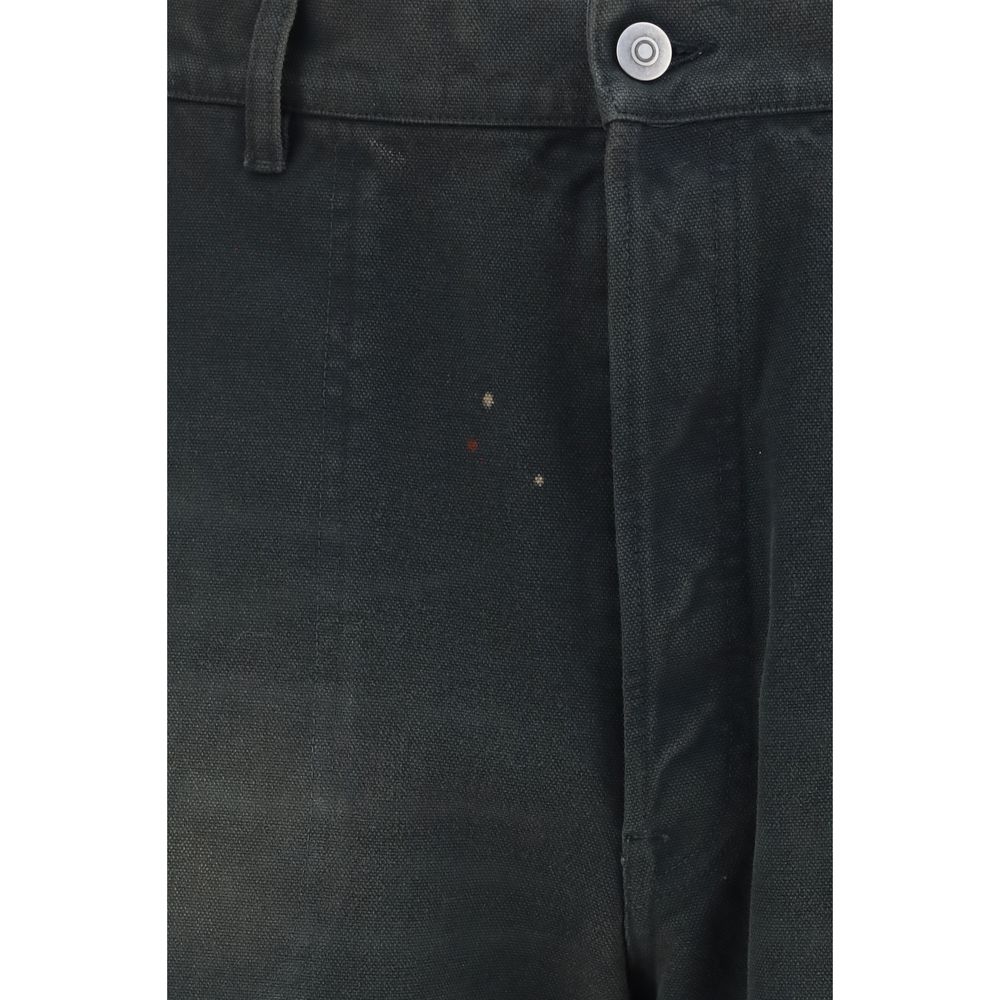 Maison Margiela Gray Cotton Casual Pants | Regal Royce