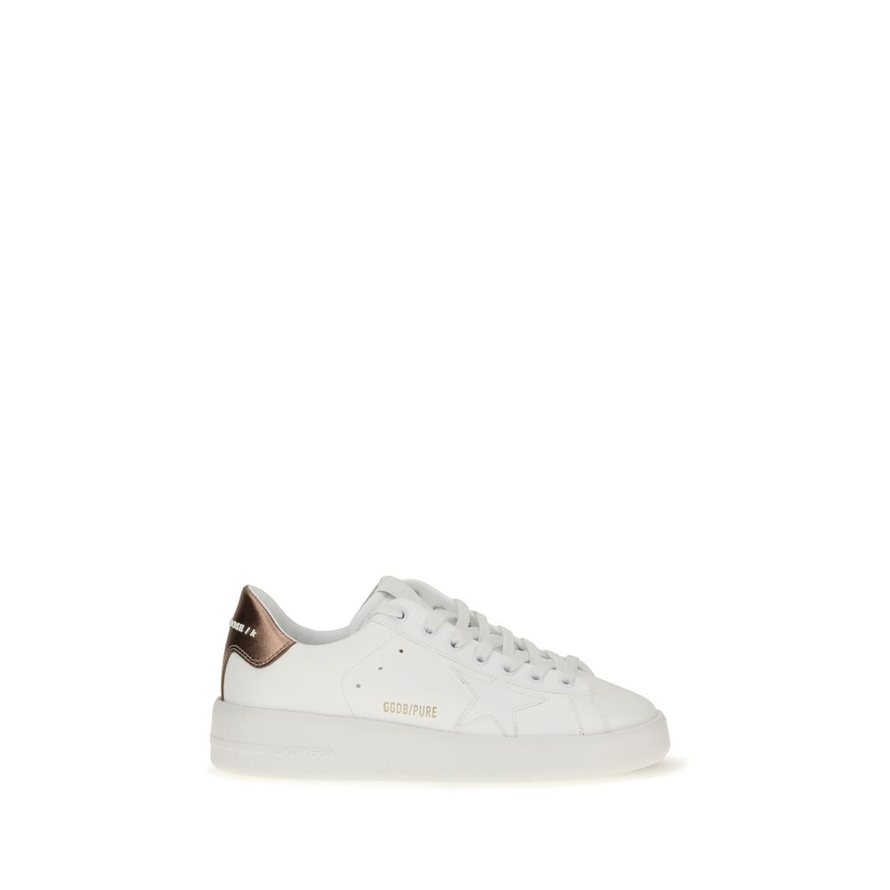 Golden Goose White Calf Leather Bos Taurus Low Top Sneakers | Regal Royce