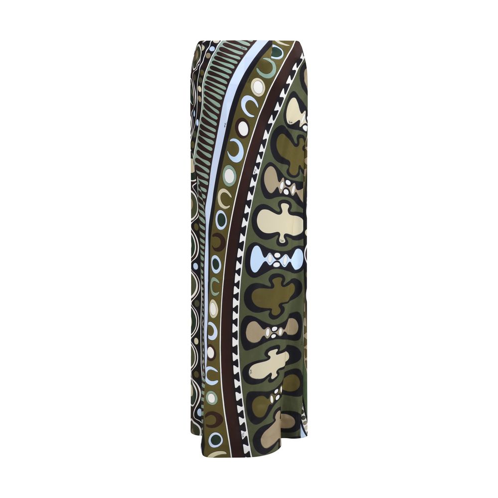 Emilio Pucci Multicolor Viscose Long Skirt | Regal Royce