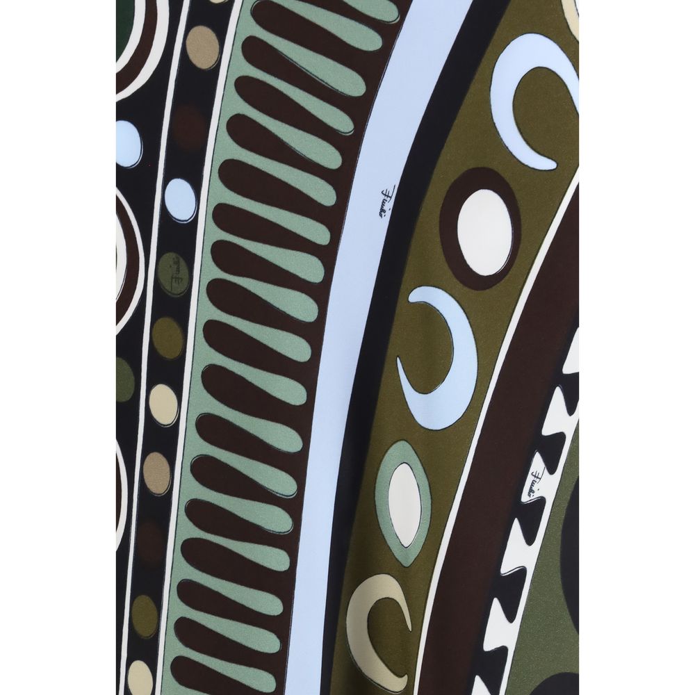 Emilio Pucci Multicolor Viscose Long Skirt | Regal Royce