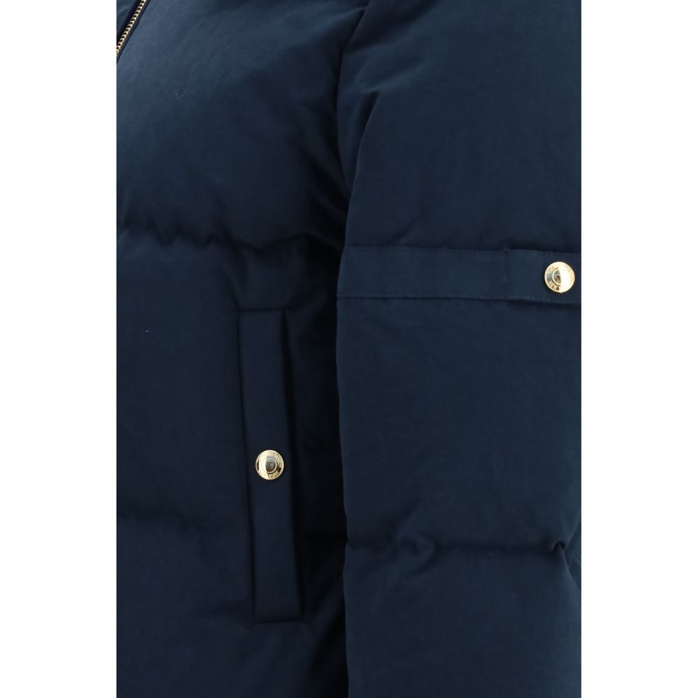 Thom Browne Blue Cotton Full-Length Jacket | Regal Royce