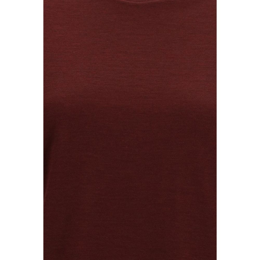 Thom Browne Bordeaux Wool Oves Aries T-Shirt | Regal Royce