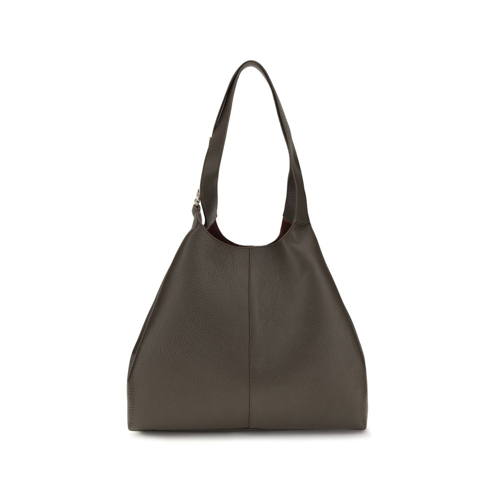 Coccinelle Brown Calf Leather Bos Taurus Shoulder Bag | Regal Royce