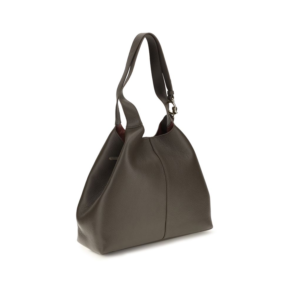 Coccinelle Brown Calf Leather Bos Taurus Shoulder Bag | Regal Royce
