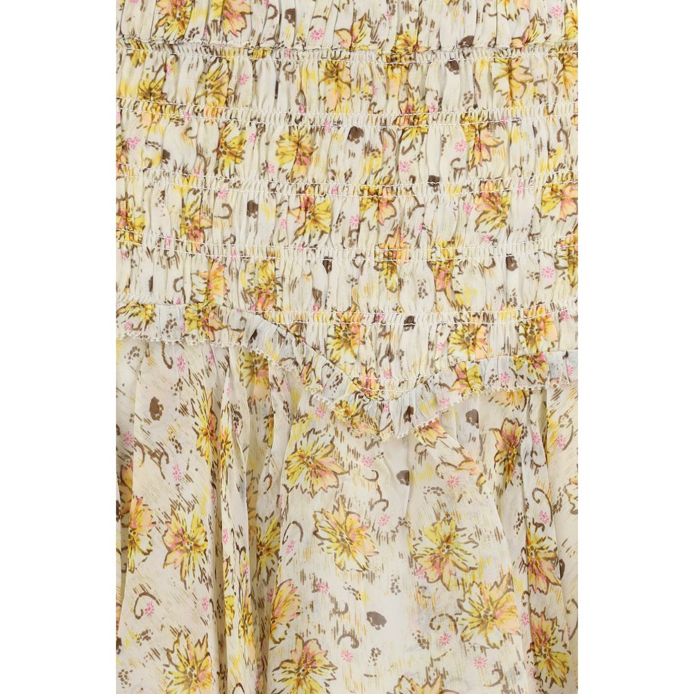 Isabel Marant Étoile Beige Viscose Mini Skirt | Regal Royce