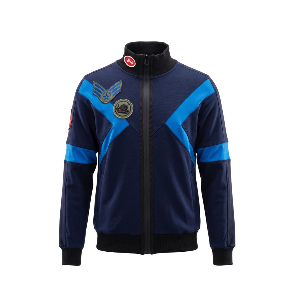 Mr&Mrs Italy Blue Cotton Women's Sweatshirt | Regal Royce