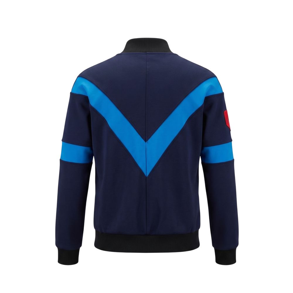 Mr&Mrs Italy Blue Cotton Women's Sweatshirt | Regal Royce
