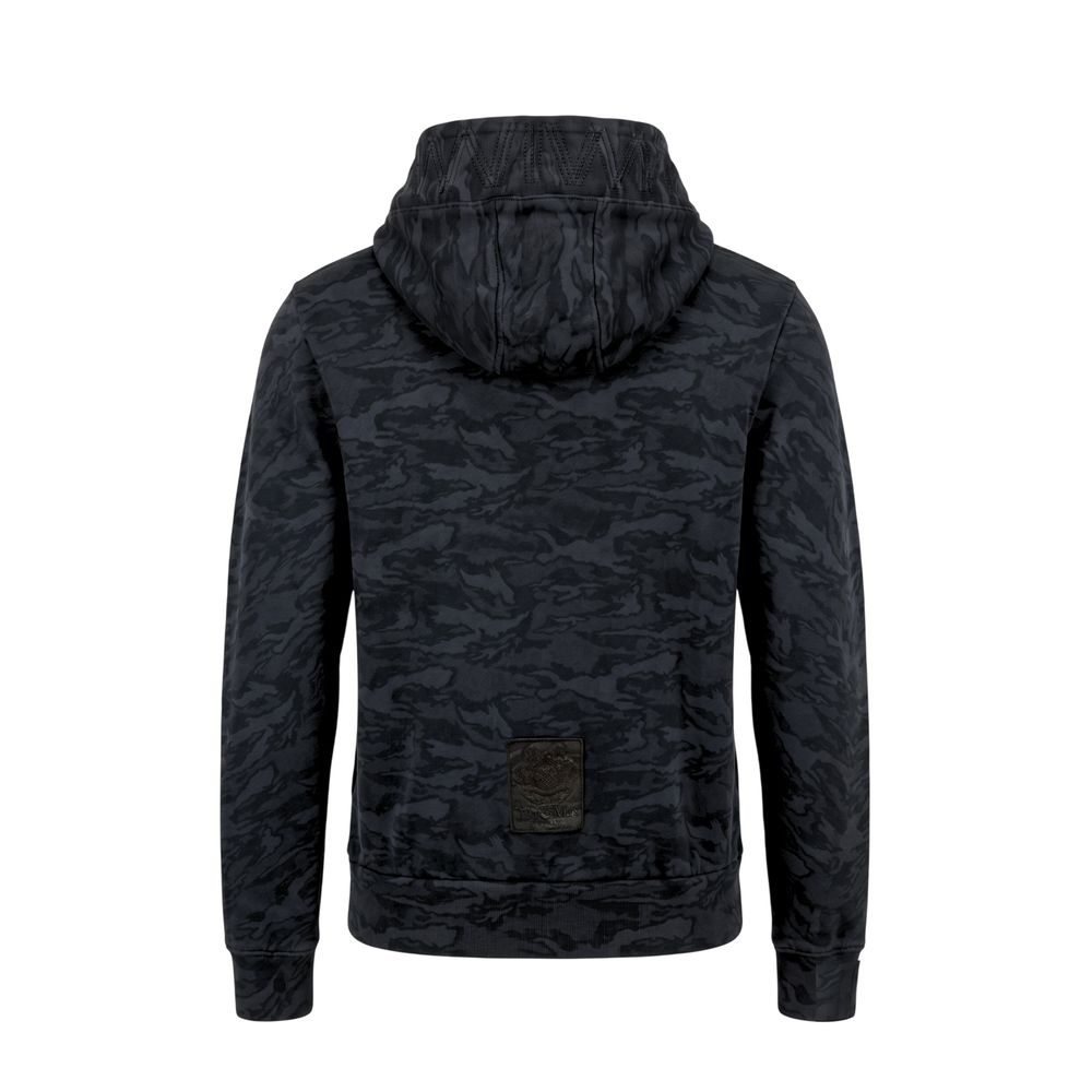 Mr&Mrs Italy Black Cotton Women's Sweatshirt | Regal Royce