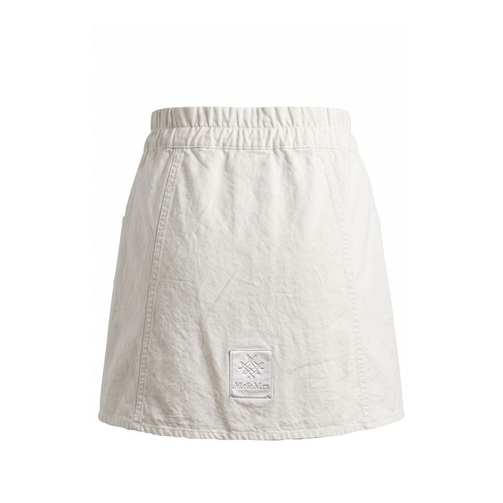 Mr&Mrs Italy White Material Women Skirt | Regal Royce