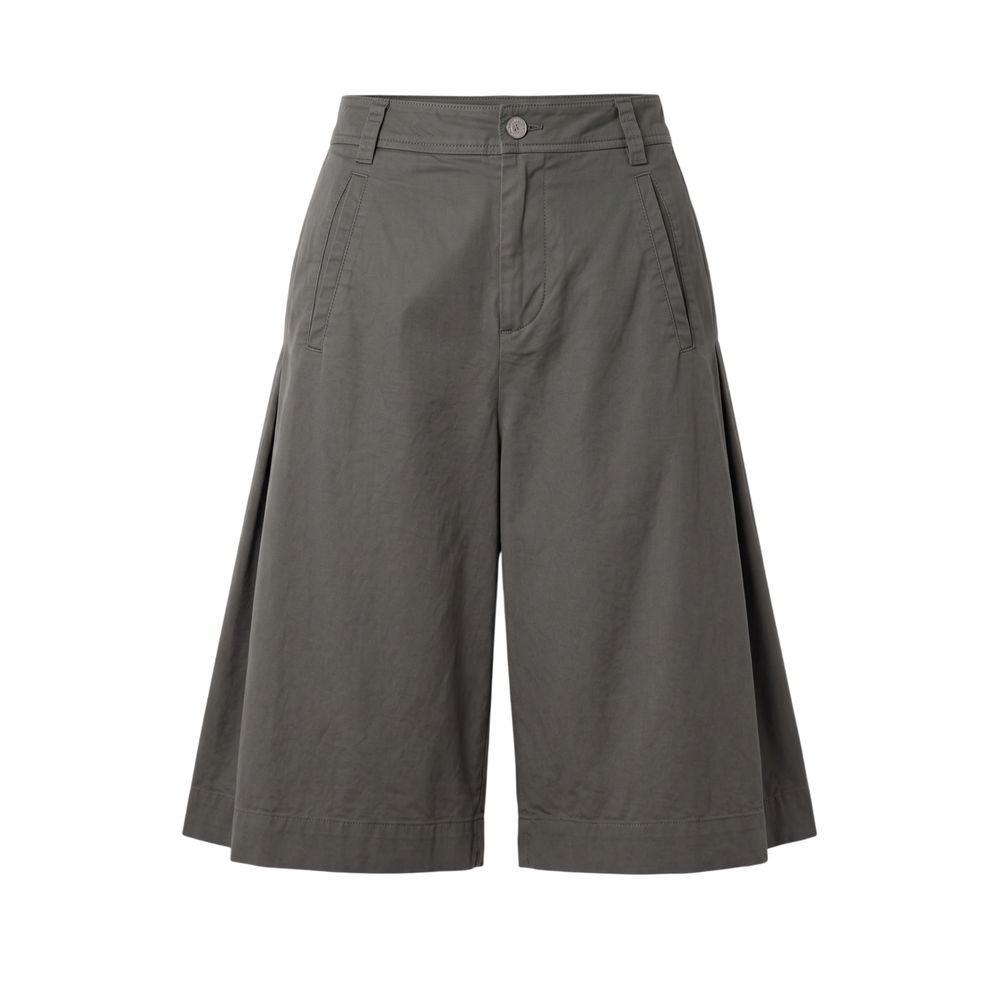 Mr&Mrs Italy Grey Cotton Women Shorts | Regal Royce