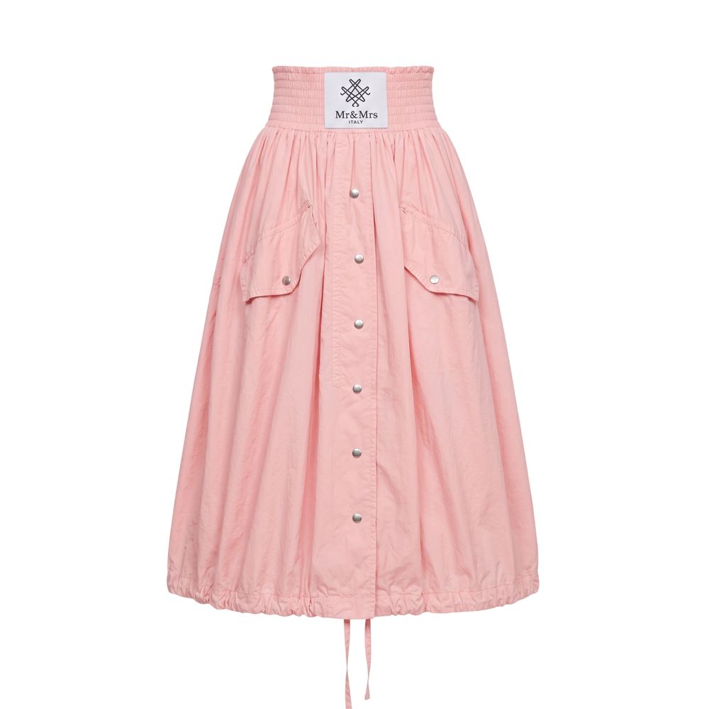 Mr&Mrs Italy Pink Polyester Women Skirt | Regal Royce