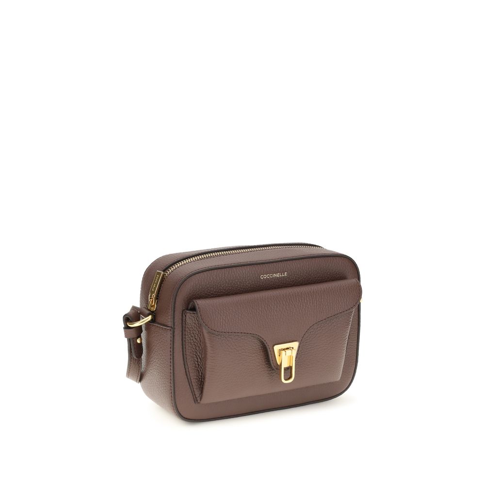 Coccinelle Brown Calf Leather Bos Taurus Shoulder Bag | Regal Royce