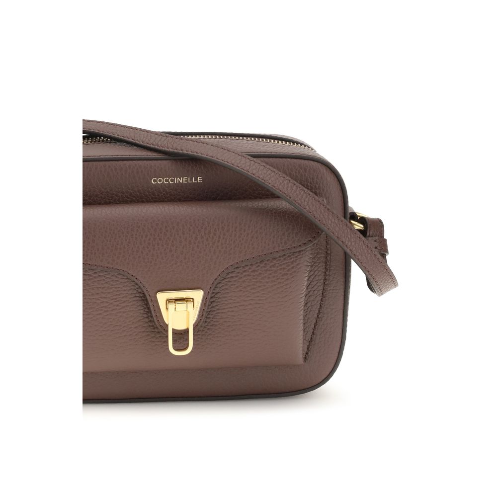 Coccinelle Brown Calf Leather Bos Taurus Shoulder Bag | Regal Royce