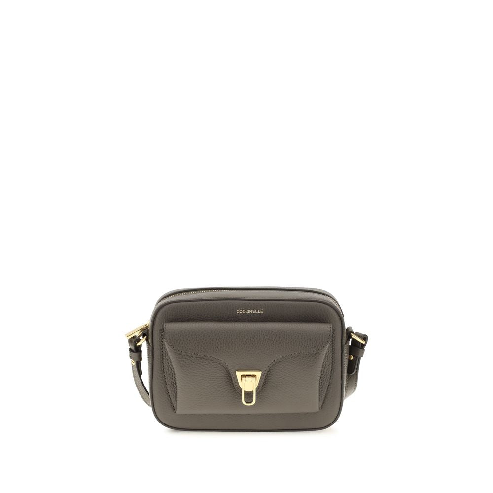 Coccinelle Brown Calf Leather Bos Taurus Shoulder Bag | Regal Royce