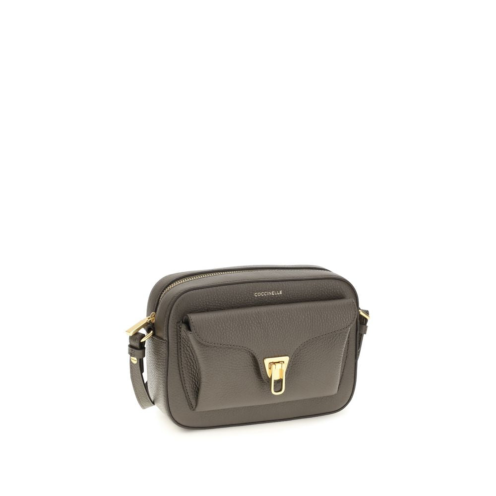 Coccinelle Brown Calf Leather Bos Taurus Shoulder Bag | Regal Royce