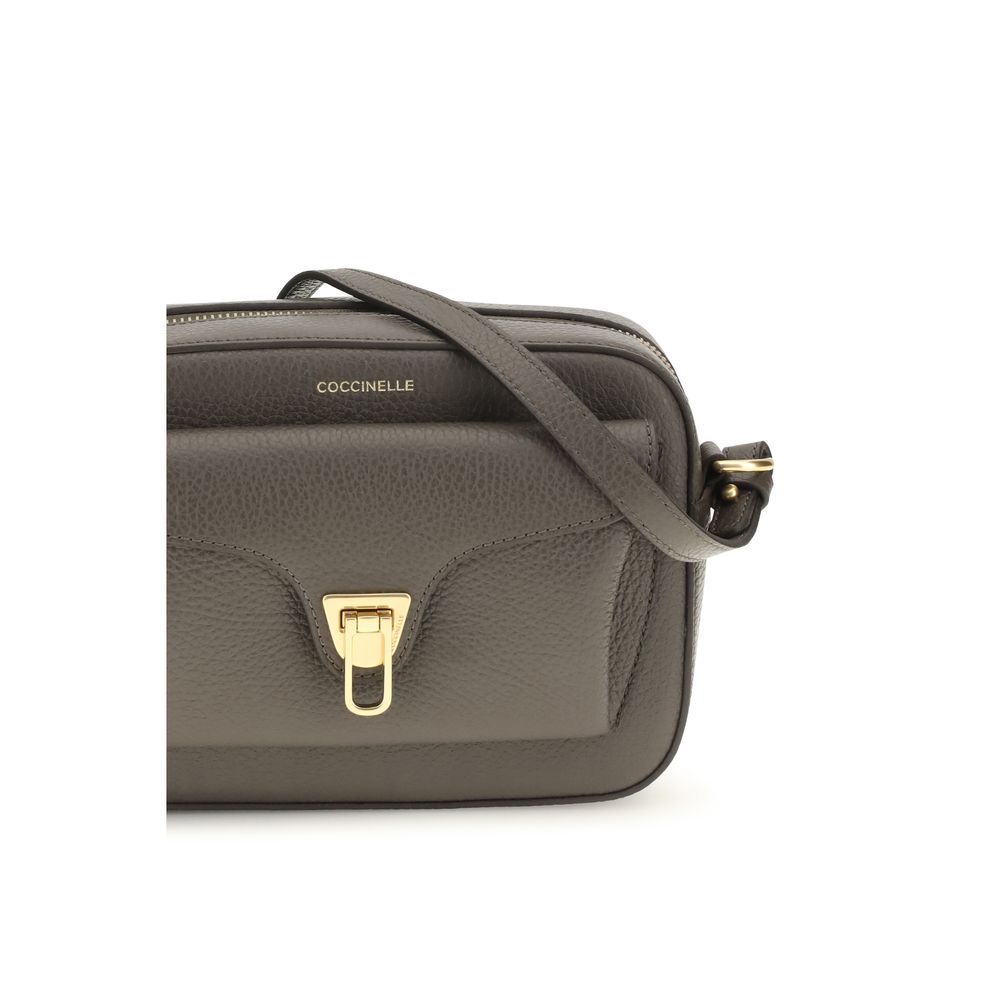 Coccinelle Brown Calf Leather Bos Taurus Shoulder Bag | Regal Royce