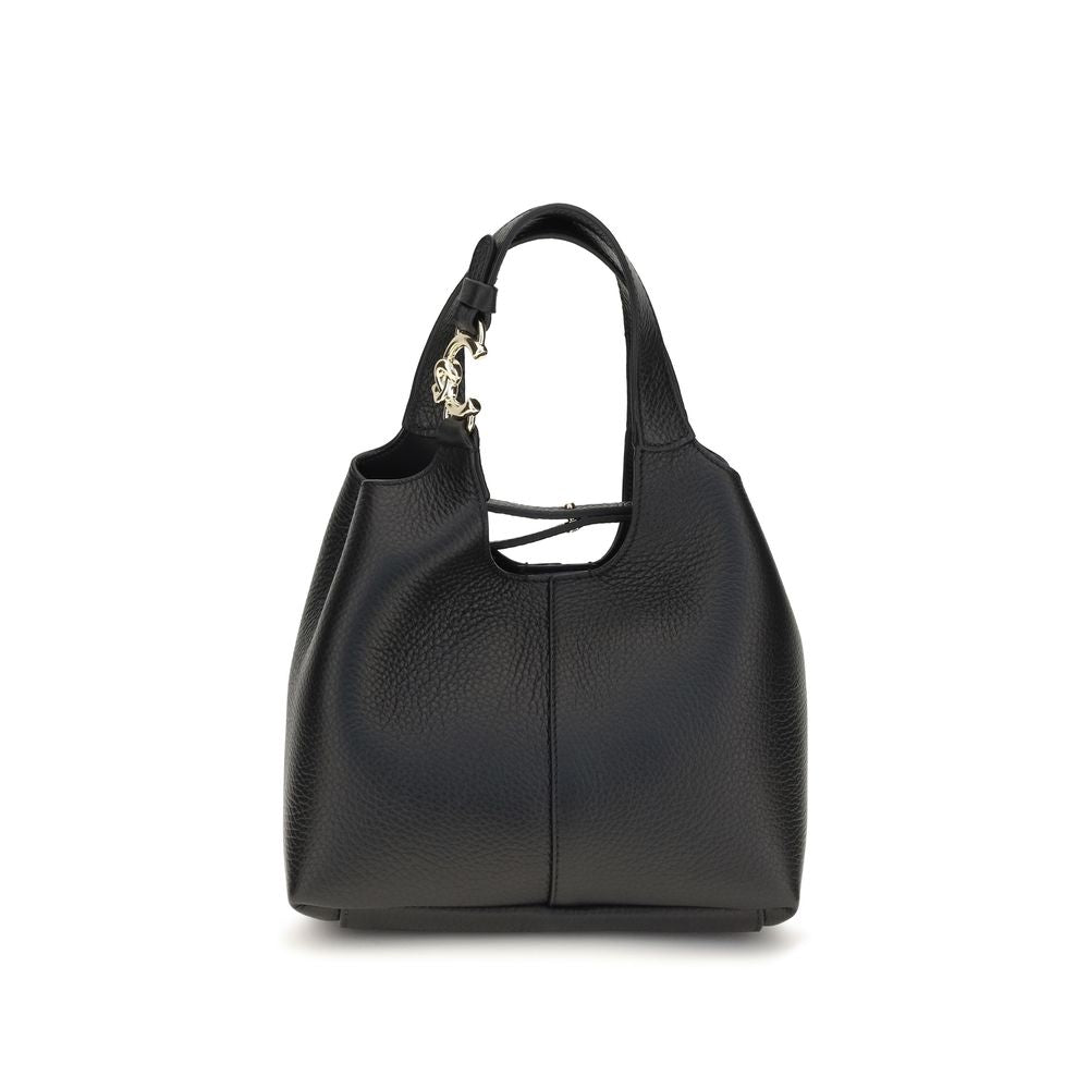 Coccinelle Black Calf Leather Bos Taurus Shoulder Bag | Regal Royce