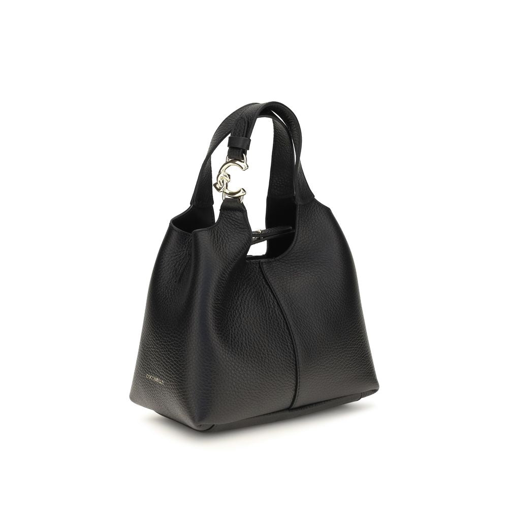 Coccinelle Black Calf Leather Bos Taurus Shoulder Bag | Regal Royce