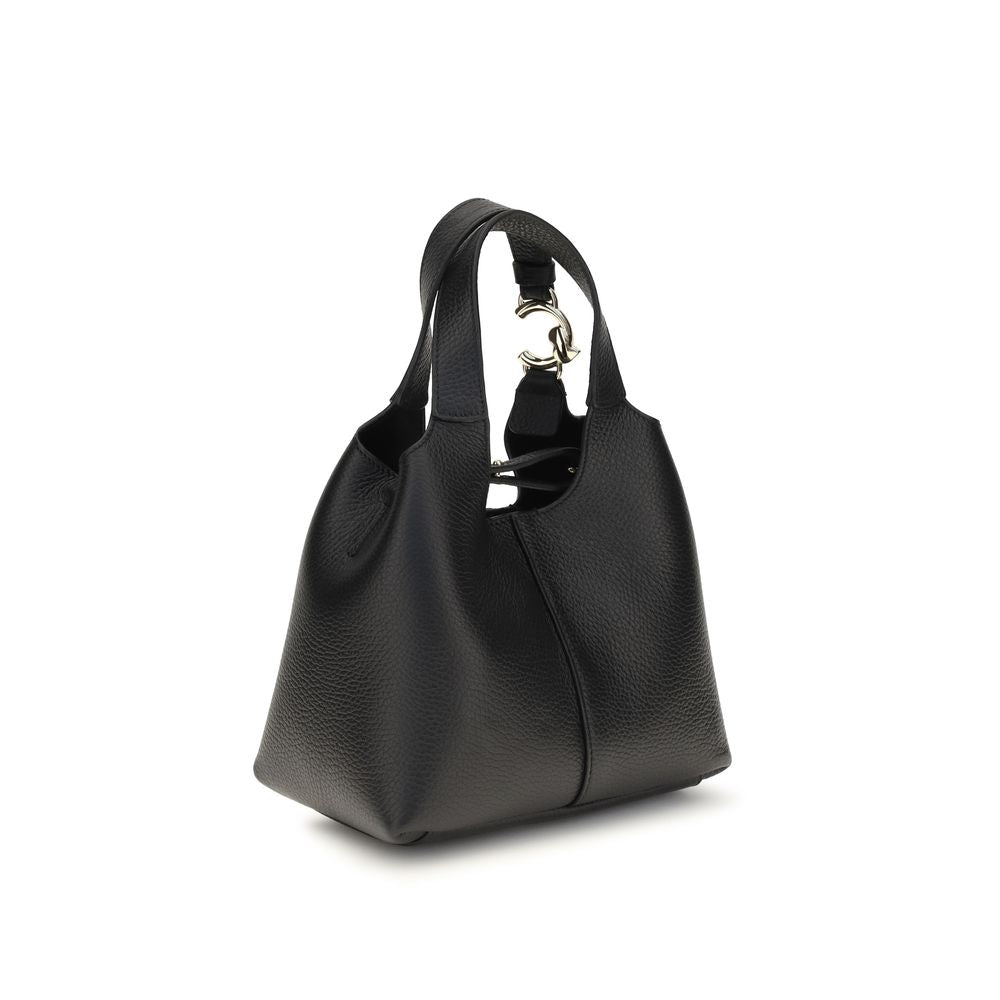Coccinelle Black Calf Leather Bos Taurus Shoulder Bag | Regal Royce