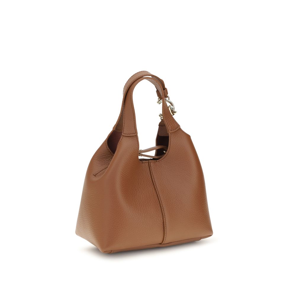 Coccinelle Brown Calf Leather Bos Taurus Shoulder Bag | Regal Royce