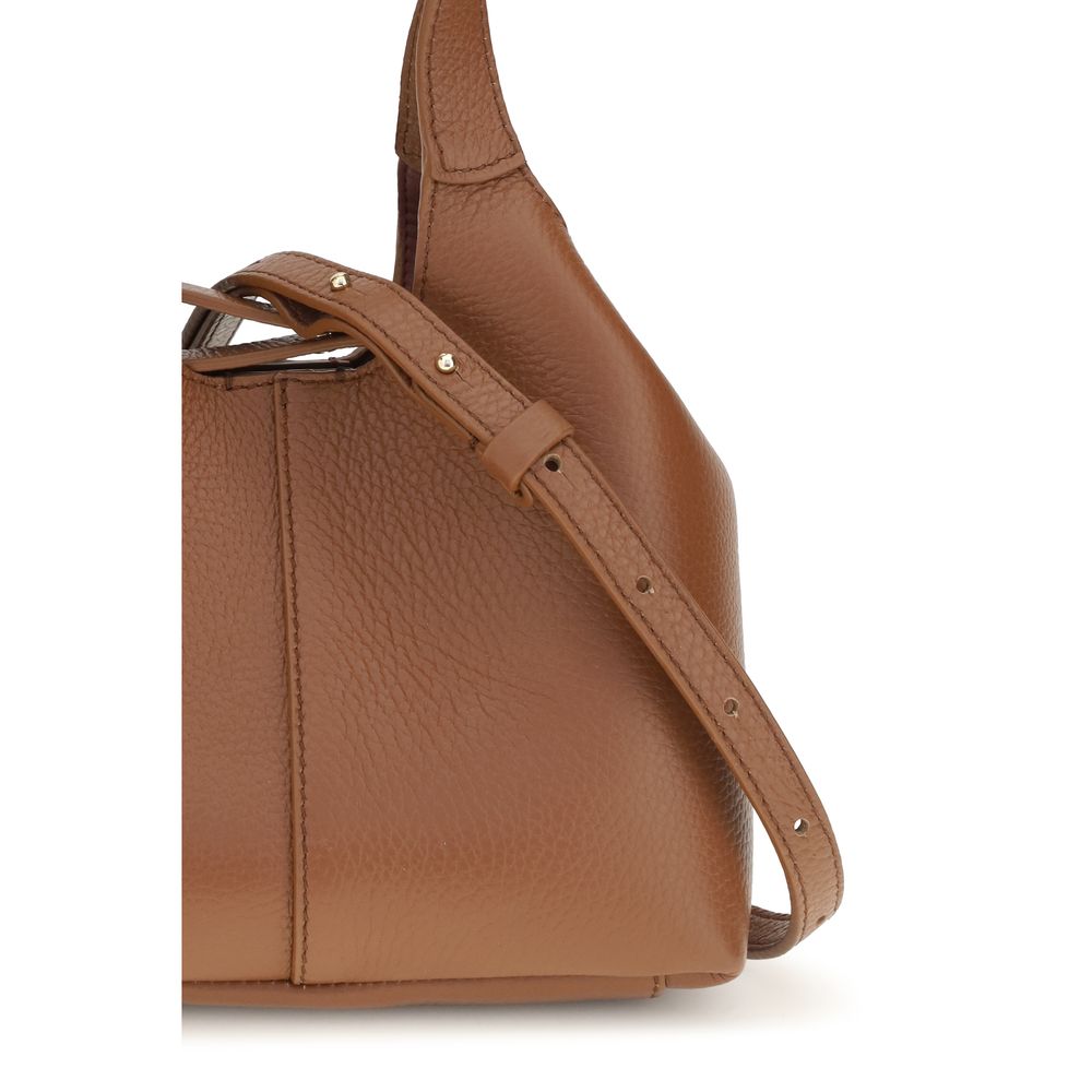 Coccinelle Brown Calf Leather Bos Taurus Shoulder Bag | Regal Royce