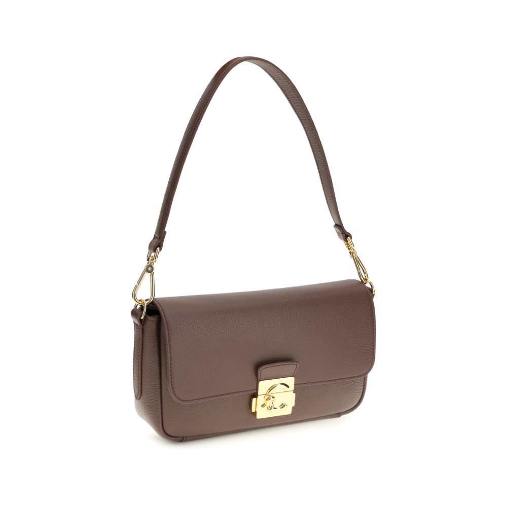 Coccinelle Brown Calf Leather Bos Taurus Shoulder Bag | Regal Royce