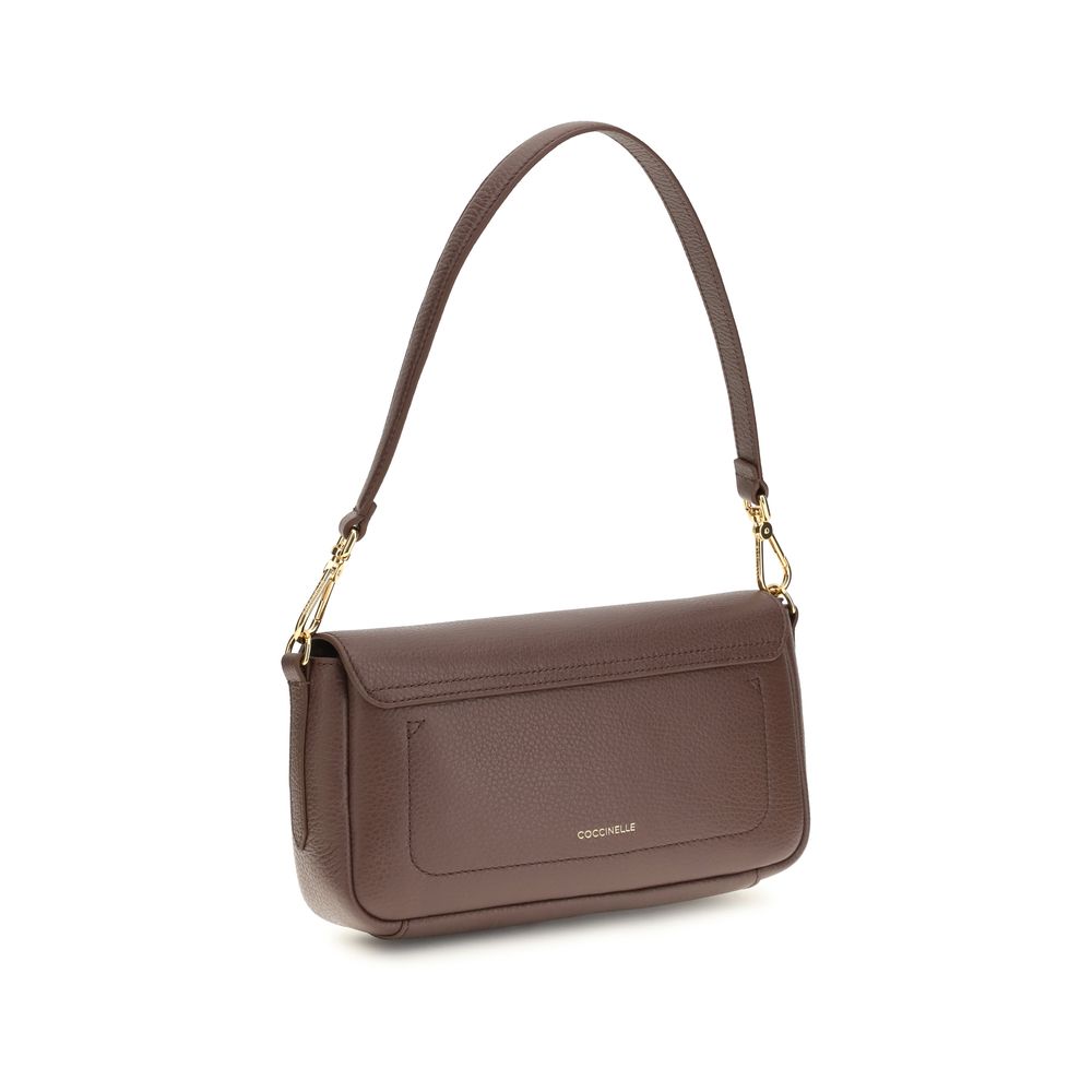 Coccinelle Brown Calf Leather Bos Taurus Shoulder Bag | Regal Royce