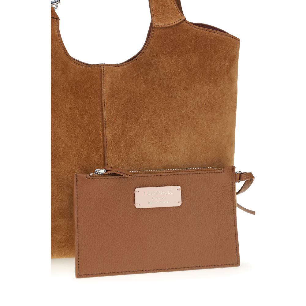 Coccinelle Brown Calf Leather Bos Taurus Shoulder Bag | Regal Royce