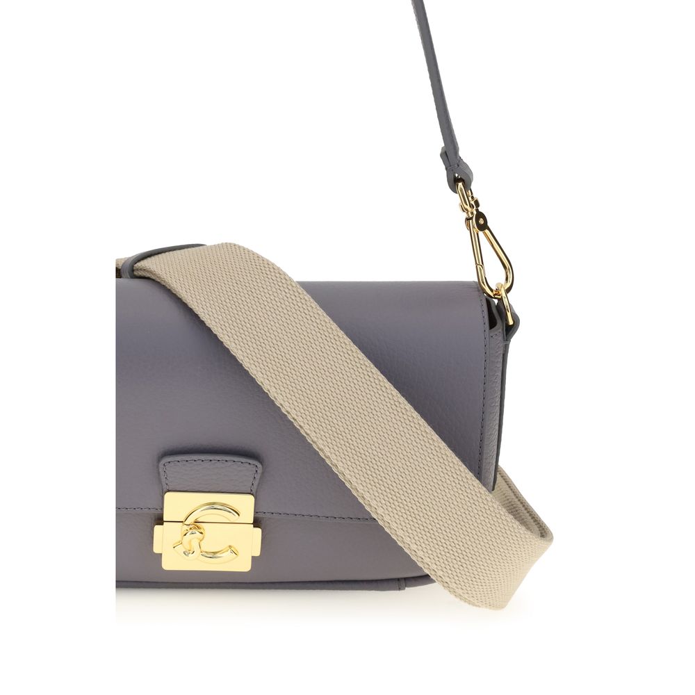 Coccinelle Blue Calf Leather Bos Taurus Shoulder Bag | Regal Royce