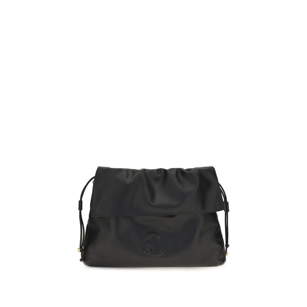 Coccinelle Black Calf Leather Bos Taurus Shoulder Bag | Regal Royce