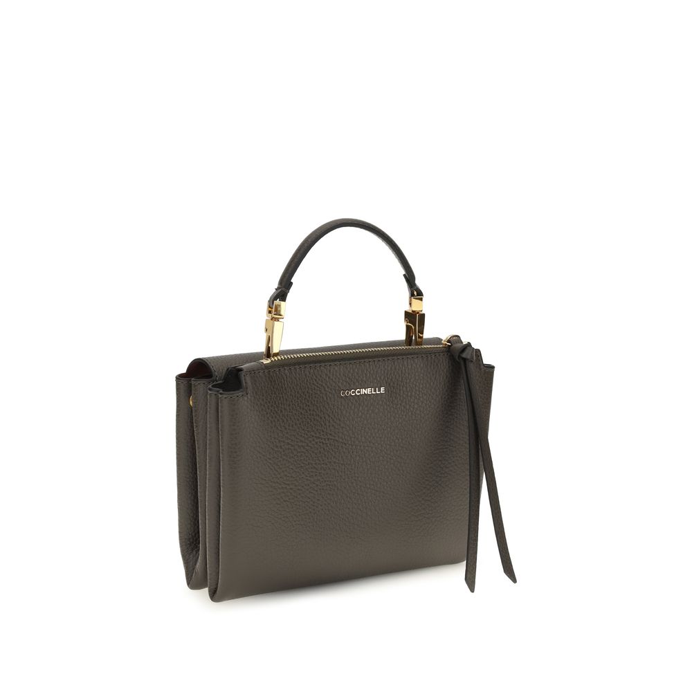 Coccinelle Brown Calf Leather Bos Taurus Handbag | Regal Royce