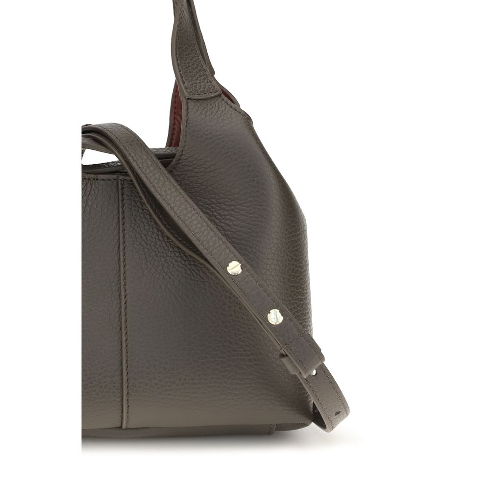 Coccinelle Brown Calf Leather Bos Taurus Shoulder Bag | Regal Royce