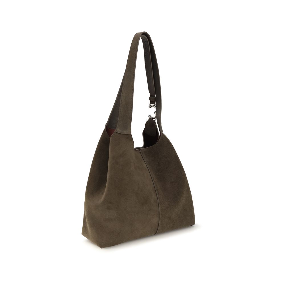Coccinelle Brown Calf Leather Bos Taurus Shoulder Bag | Regal Royce