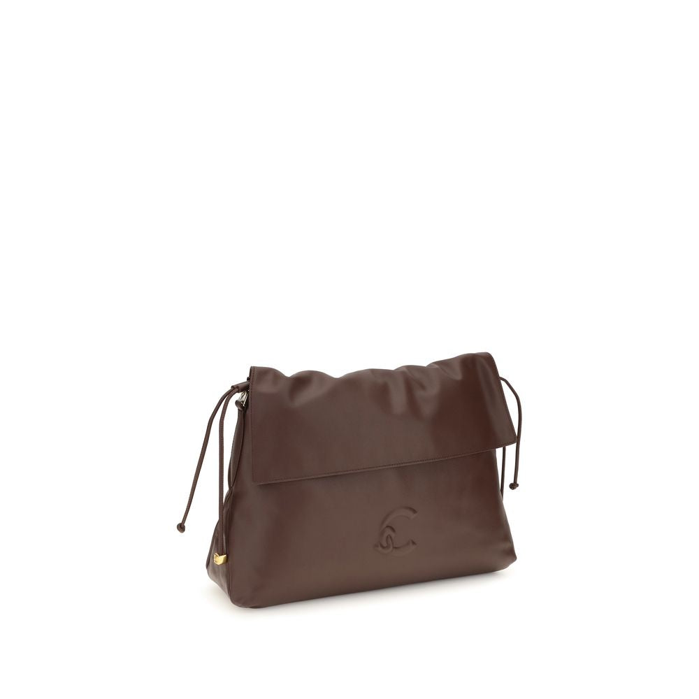 Coccinelle Brown Calf Leather Bos Taurus Shoulder Bag | Regal Royce