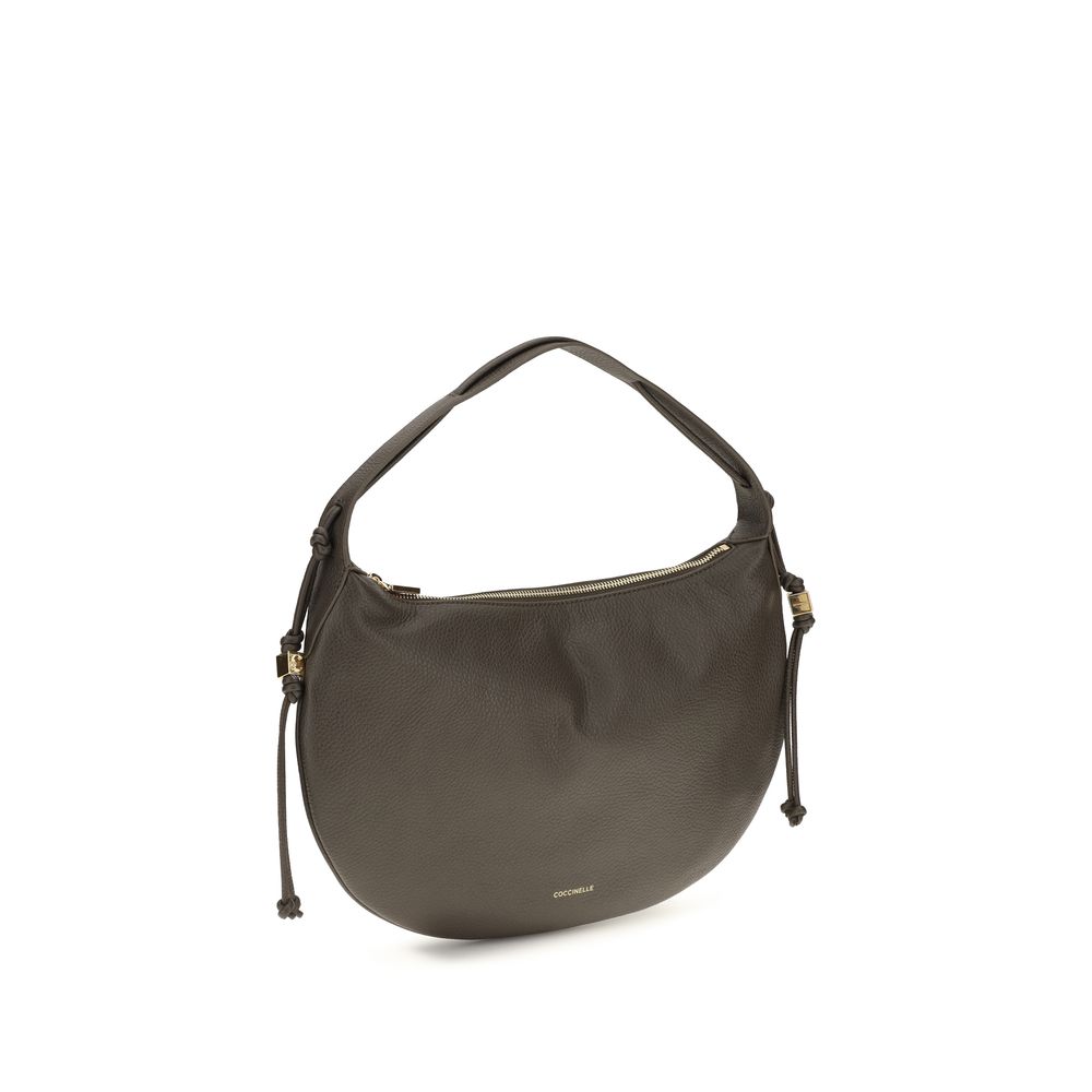 Coccinelle Brown Calf Leather Bos Taurus Shoulder Bag | Regal Royce