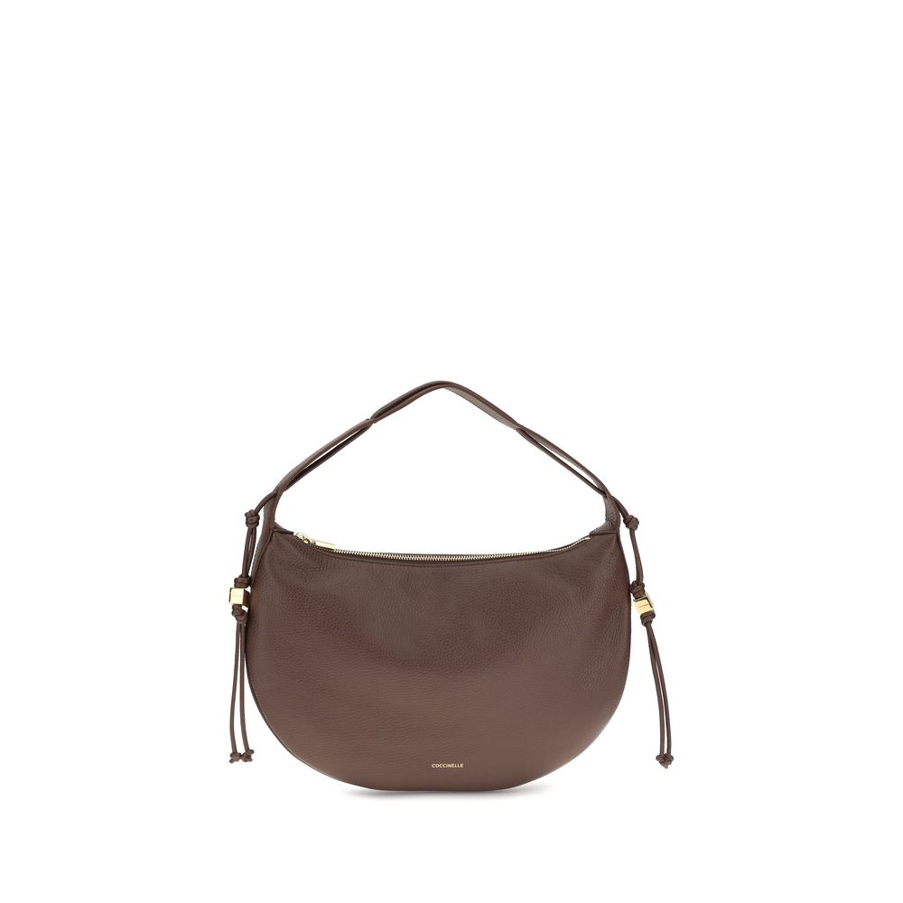 Coccinelle Brown Calf Leather Bos Taurus Shoulder Bag | Regal Royce